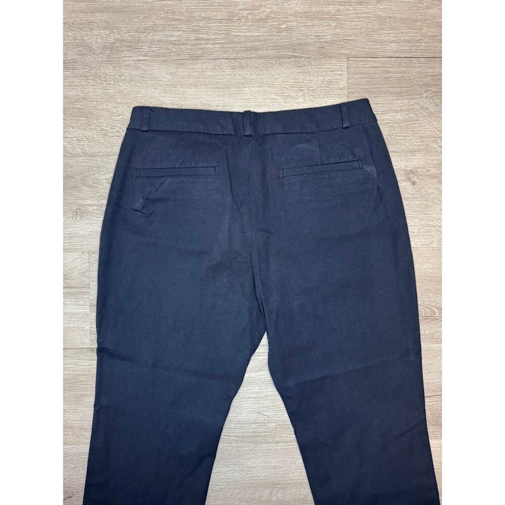 Banana Republic Sloan Curvy Fit Navy Ankle Pants Size 10 Tailored Work Career - Picture 5 of 8